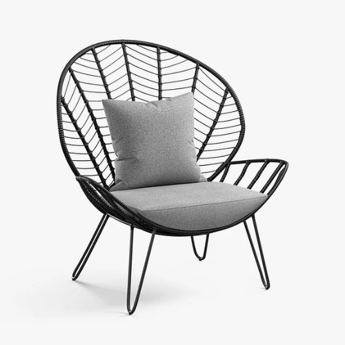 John Lewis & Partners Chevron Statement Garden Chair