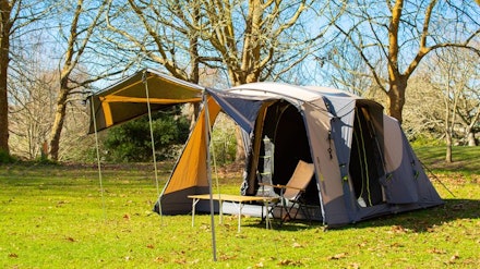 Lifestyle shot of Zempire Aero TM Pro TC Air Tent Lifestyle shot of Zempire Aero TM Pro TC Air Tent