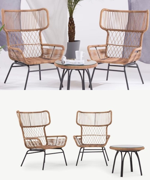 Lyra Garden Lounge Set, £425