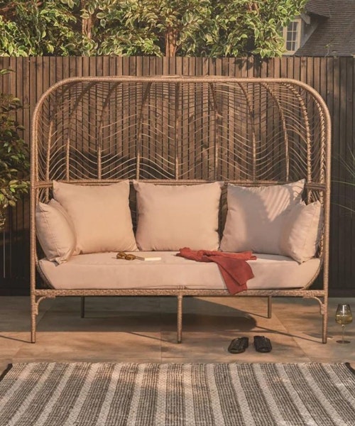 Ellenore Outdoor Garden Loveseat with Cushions, £779.99