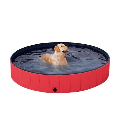 Yaheetech Foldable Pet Dog Swimming Pool Paddling Pool