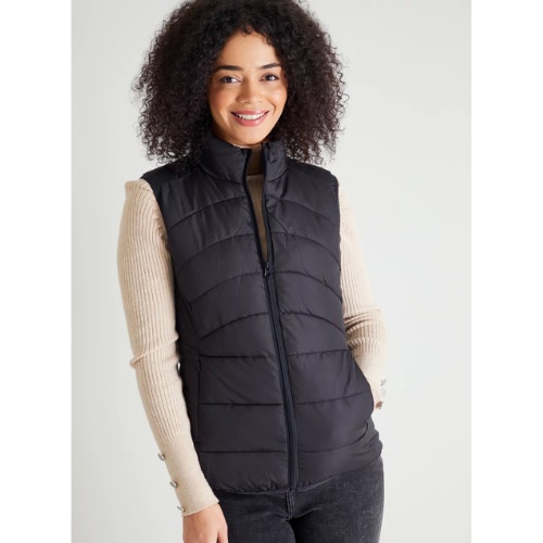 Black Lightweight Padded Gilet
