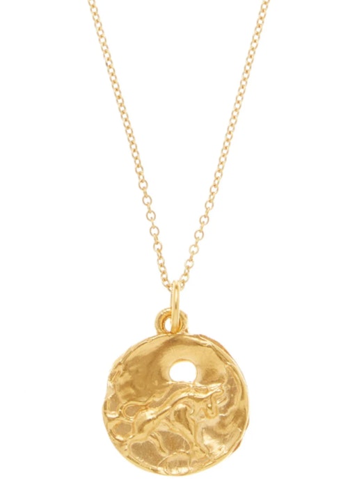 ALIGHIERI Taurus gold-plated necklace