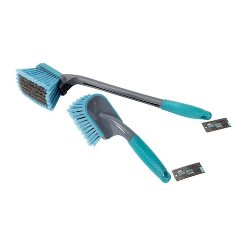 JVL Comfortable Grip Car Cleaning Wheel Brush Set