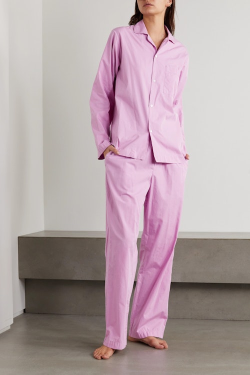 Best Womens pyjamas Tekla, Organic Cotton Poplin Pyjama Shirt, £135