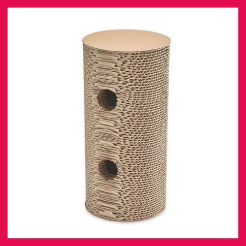 Brown Cardboard Cat Scratcher