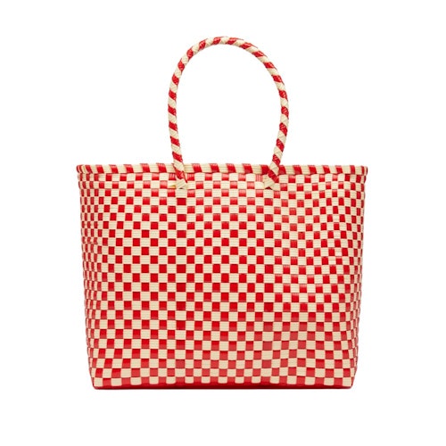 Lala The Shop, Shayna Red + Off-White Large, £72