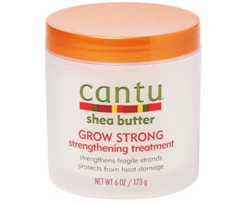 A picture of the Cantu Grow Strong hair treatment product
