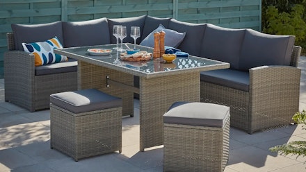 Matara 7 Seater Corner Garden Sofa Set Matara 7 Seater Corner Garden Sofa Set