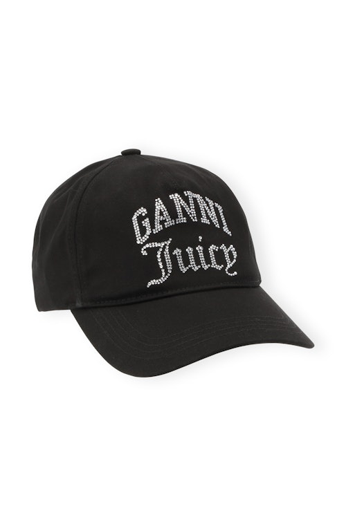 GANNI x Juicy Couture Heavy Cotton Cap Black, £95