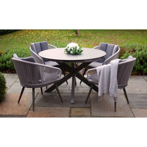Lifestyle Rope 4 Seater Garden Dining Set