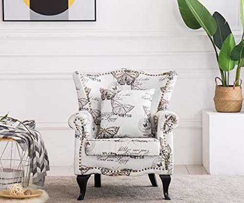 WarmiehHomy Occasional Wing Back Armchair