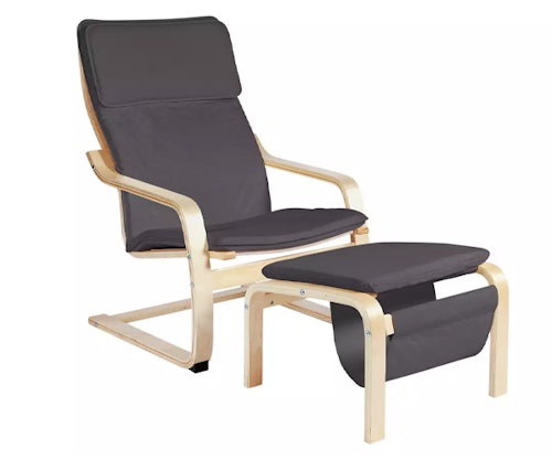 Argos Home Bentwood High Back Chair & Footstool