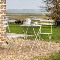 Metal Outdoor Bistro Set - Sage Green