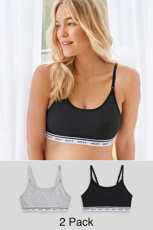 Next, Maternity Crop Tops 2 Pack, £24