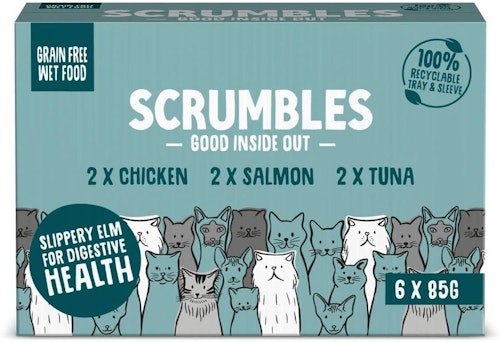 Scrumbles Wet Cat Food Variety Pack, 6 x 85g