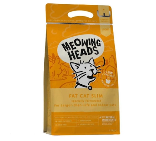 Meowing Heads Fat Cat Slim Chicken and Fish Adult Cat Food 1.5kg