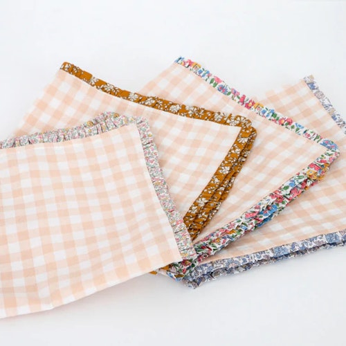 Meri Meri, Ruffle Edge Fabric Napkins, £55
