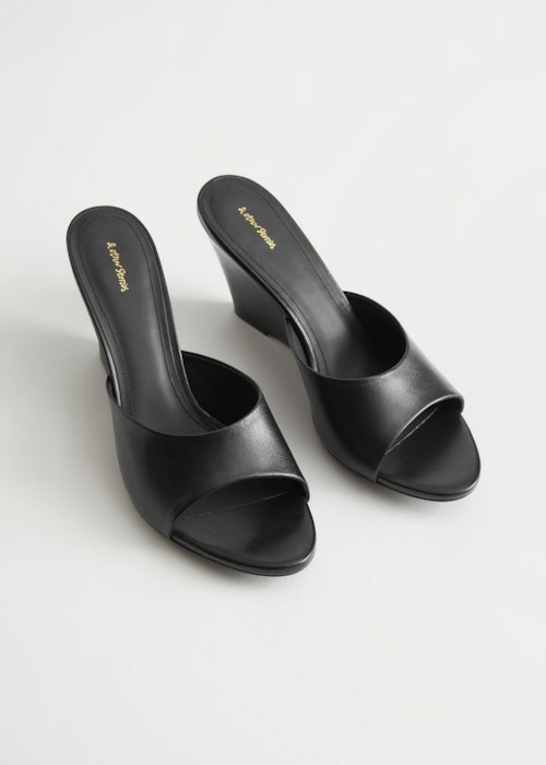 & Other Stories, Leather Wedge Sandals, £95