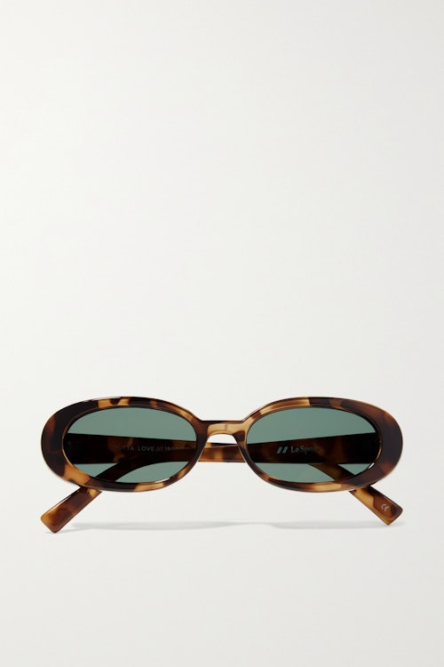Kendall Jenner Outfits Le Specs, Tortoisehell Acetate Sunglasses, £40