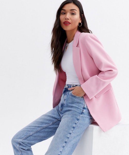 New Look Mid Pink Relaxed Fit Blazer