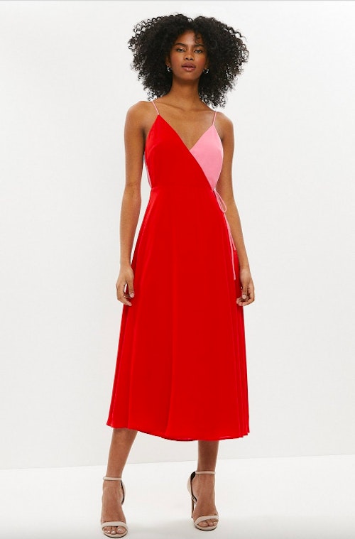 Cami Midi Wrap Dress