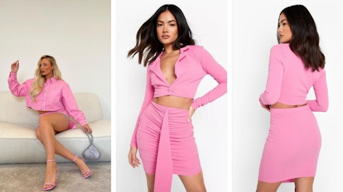 Millie Courtu2019s hot pink co-ord