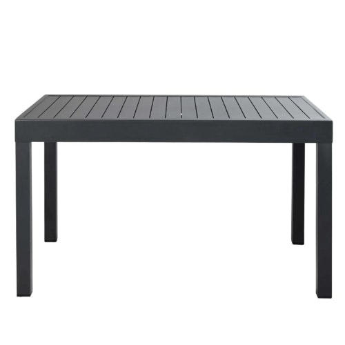 EXTENSO 6/12-Person Charcoal Grey Aluminium Extendable Garden Table