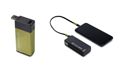 Green Flip 24 and black Flip 24 plugged into a smartphone Green Flip 24 and black Flip 24 plugged into a smartphone
