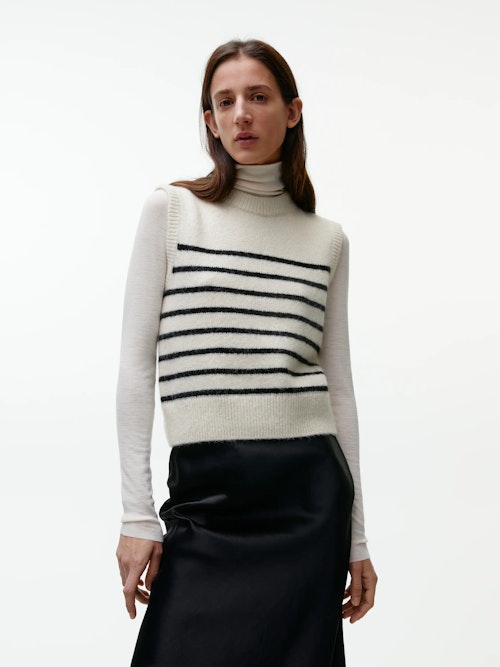 best sweater vests ARKET, Knitted Alpaca Yak Vest, £59