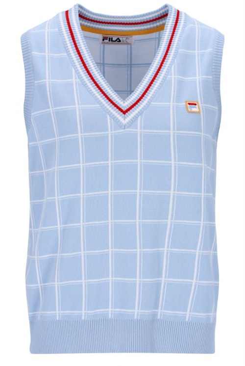 best sweater vests FILA, Oakley Checked Sweater Vest, £55