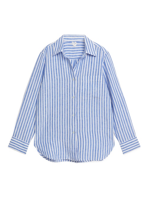 weekend edit Arket, Stripe Linen Shirt, £55