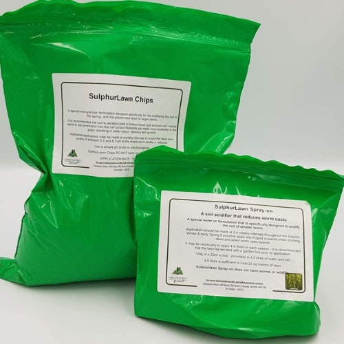 Greenacres Sulphur Lawn Spray On for Worm Casts