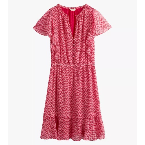 Hush Fifi Zig Zag Print Mini Dress