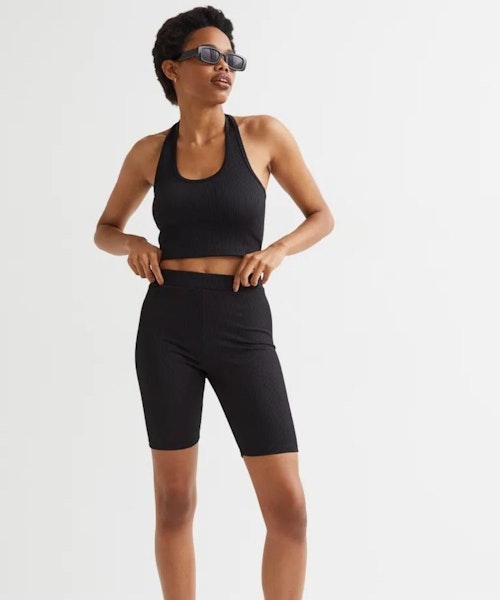 Ribbed Cycling Shorts