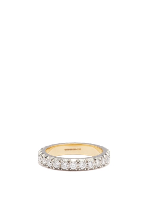 Jessica McCormack, Eternity Cut-Down small diamond & 18kt gold ring, £6,500