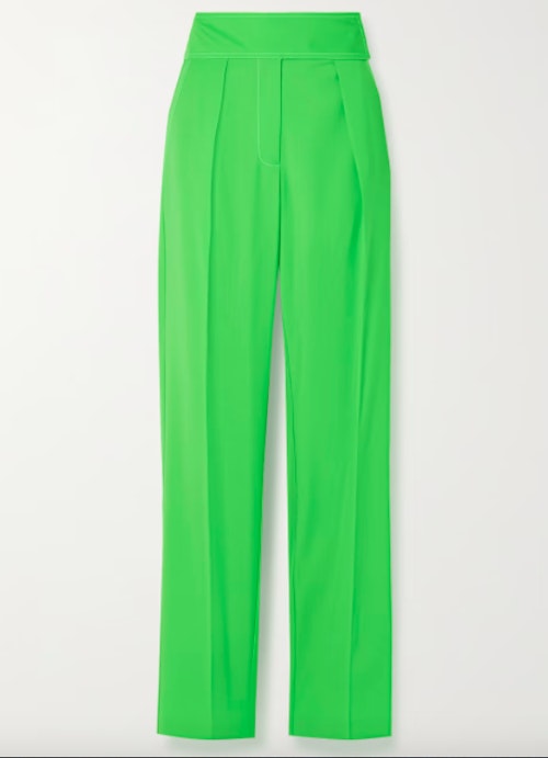 Christopher John Rogers, Pleated Wool Tapered Pants, £1,120