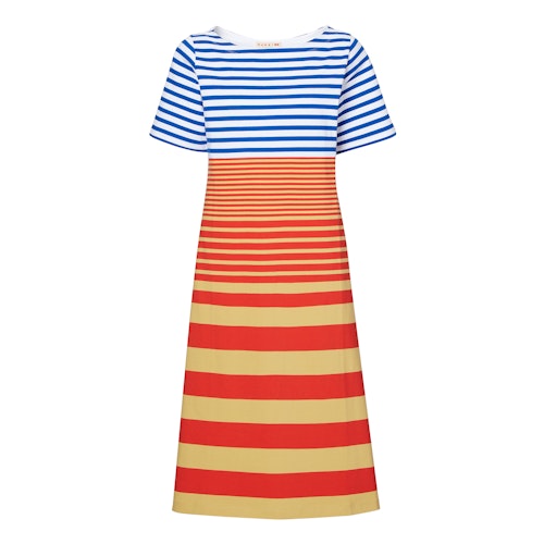 Striped Short-Sleeved Dress, £34.90