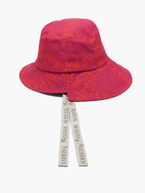 what to buy this weekend JW Anderson, Logo Print Bucket Hat, £140