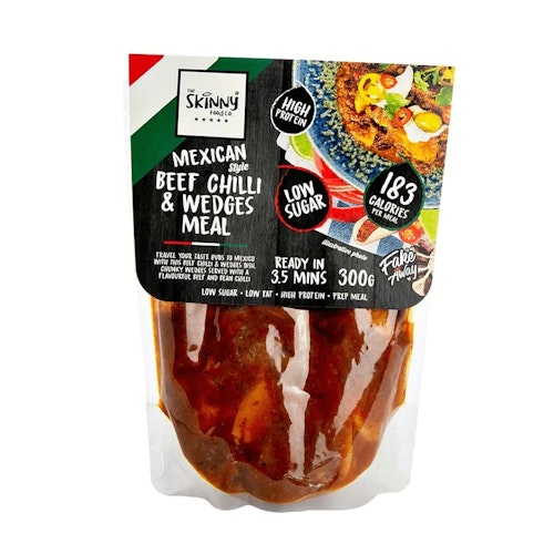 Mexican Beef & Chilli Wedges Fakeaway Ready Meal