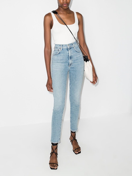 Agolde, Pinch high-waisted skinny jeans, £220