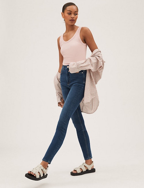 M&S, Magic Shaping High Waisted Skinny Jeans, £45