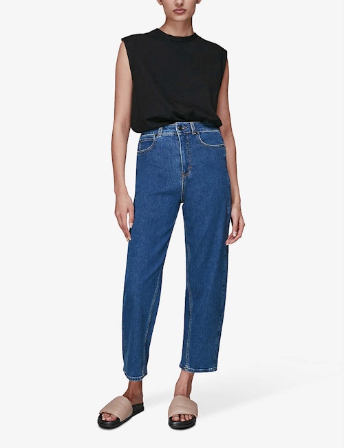 Whistles, Barrel high-rise straight-leg jeans, £95