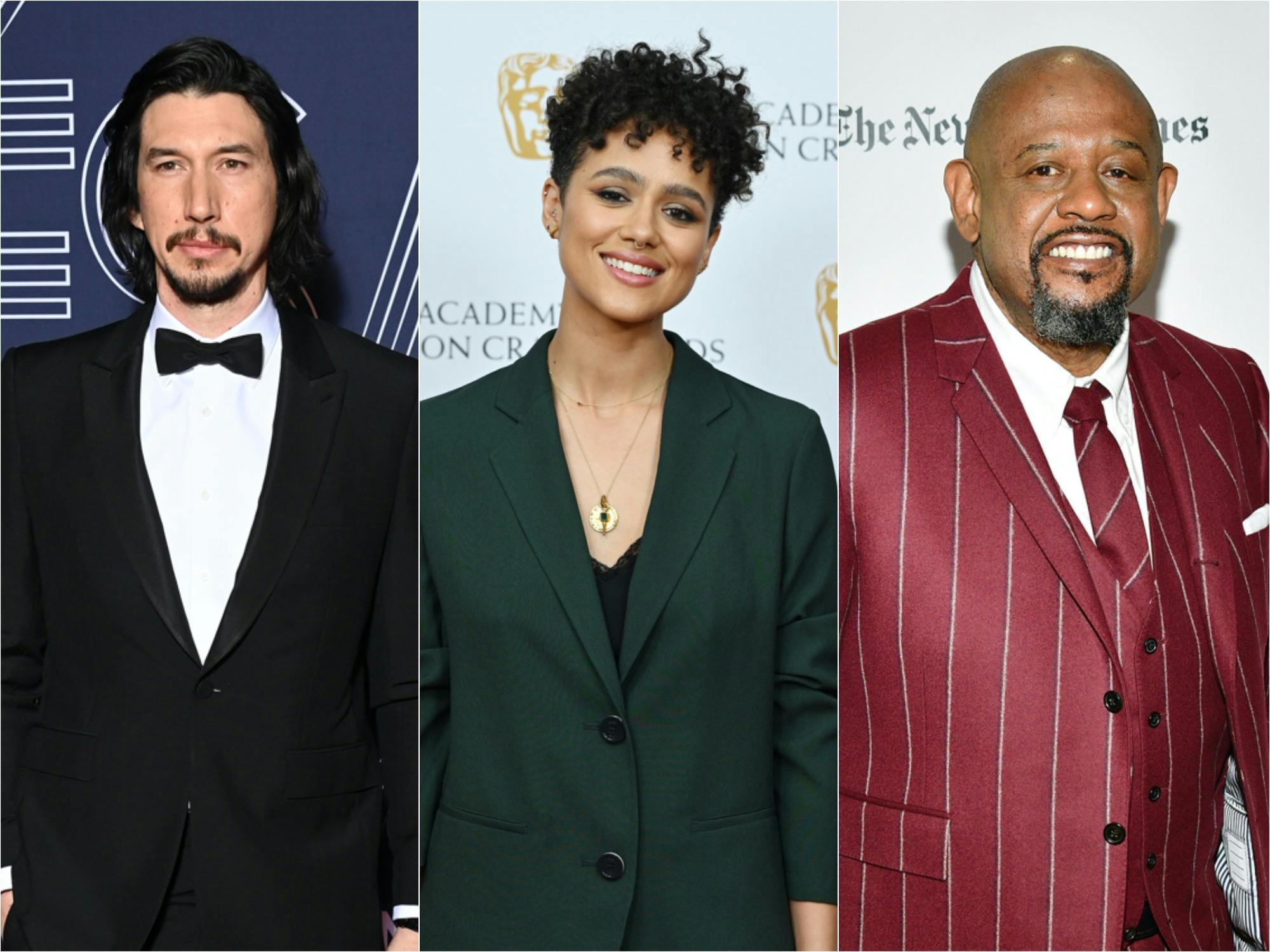 Adam Driver, Nathalie Emmanuel, Forest Whittaker