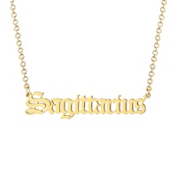 A picture of the Amazon Zodiac Sagittarius Necklace.