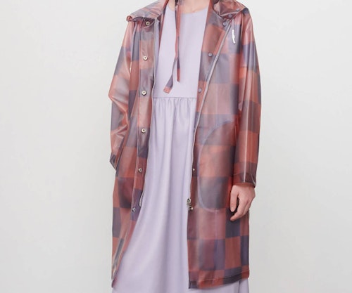 Jakke Women's Rebecca Raincoat - Checkerboard
