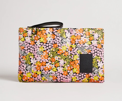 Jazelle New World Vertical Quilted Oversized Clutch