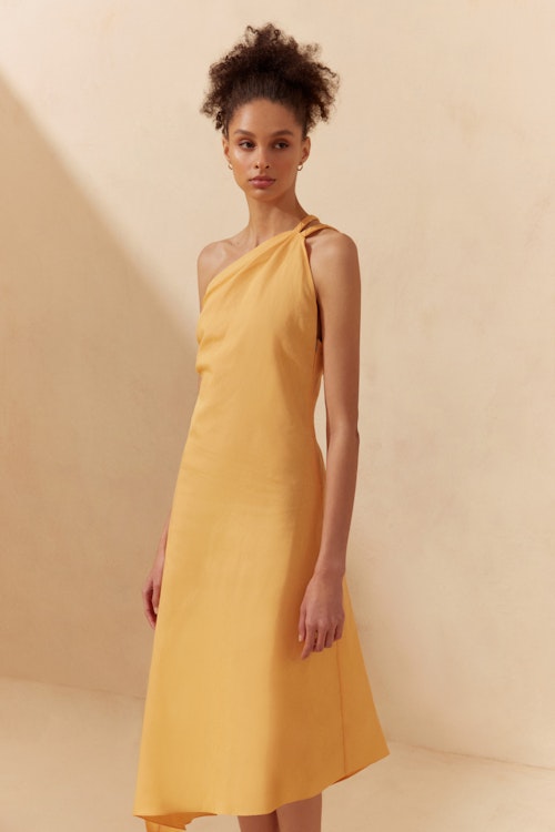 Labeca London, Apricot Asymmetric Dress, £185
