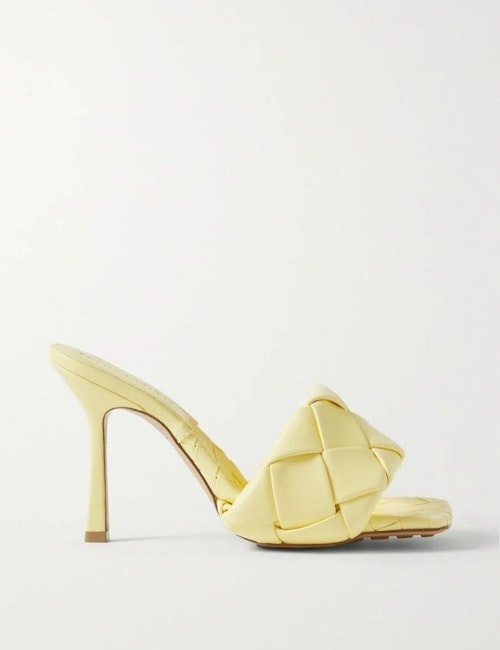 Bottega Veneta Lido Intrecciato Leather Mules