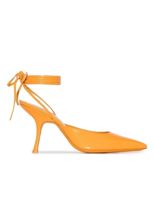 By Far Jen 90mm Leather Pump